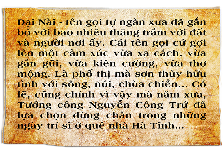 Sông Phủ, núi Nài & dấu tích của Nguyễn Công Trứ
