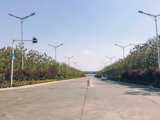 ben trong thanh pho iphone o trung quoc