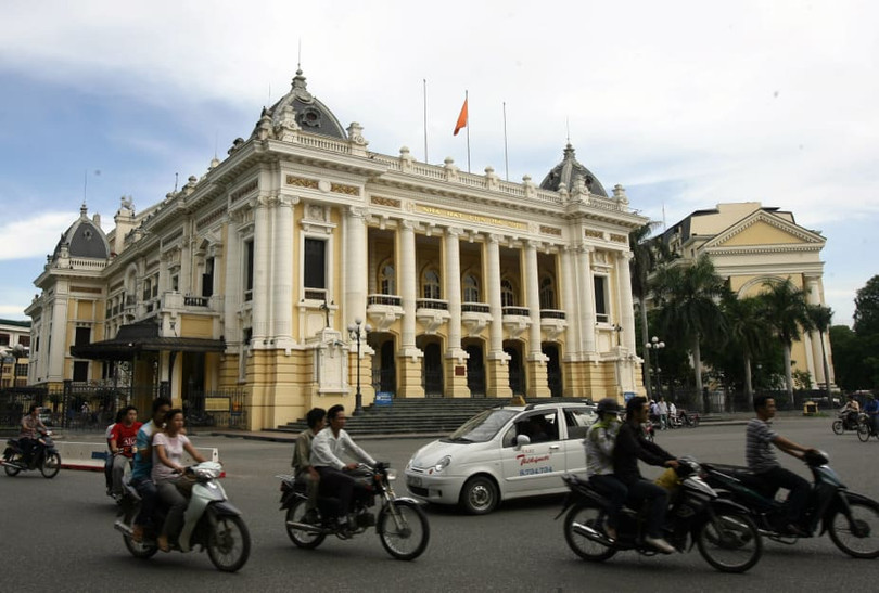 dau an kien truc phap trong long ha noi