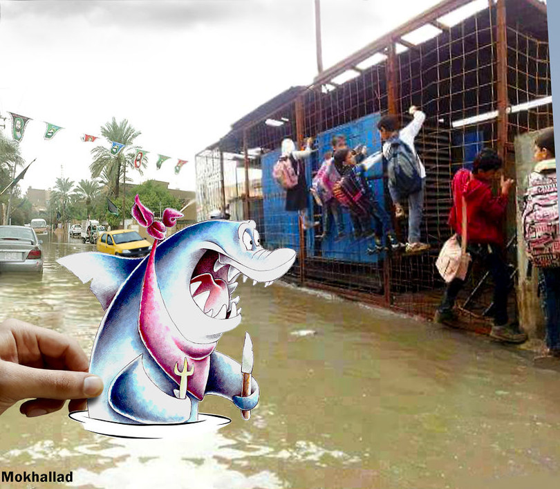 loat anh ghep tranh ve voi canh thuc thu vi