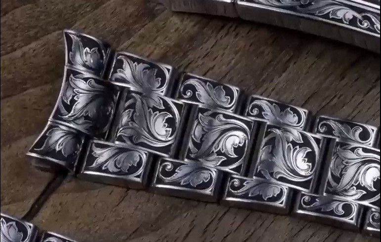 can canh dong ho rolex sang chanh duoc khac bang tay