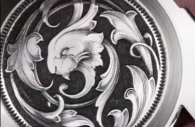 can canh dong ho rolex sang chanh duoc khac bang tay