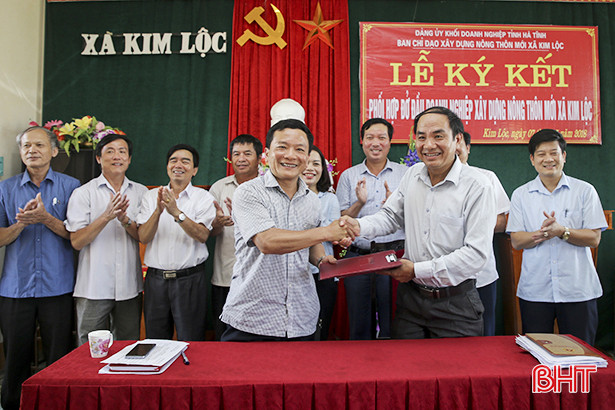 dang uy khoi doanh nghiep tinh do dau xay dung nong thon moi xa kim loc