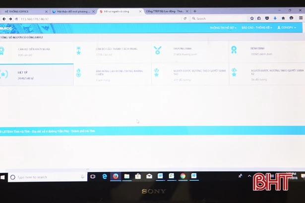 ha tinh so hoa thanh cong 87 000 bo ho so nguoi co cong voi cach mang