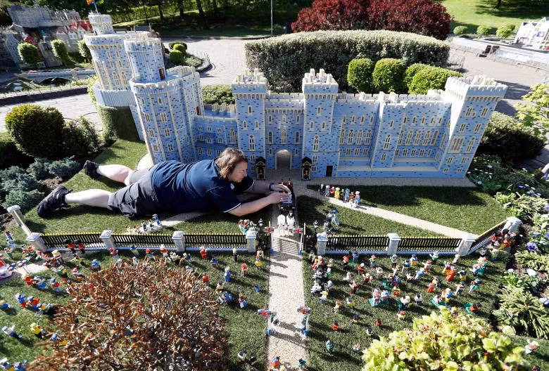 dam cuoi hoang gia anh qua mo hinh lego