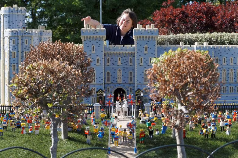 dam cuoi hoang gia anh qua mo hinh lego