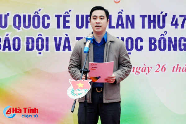 ha tinh phat dong cuoc thi viet thu quoc te upu lan thu 47