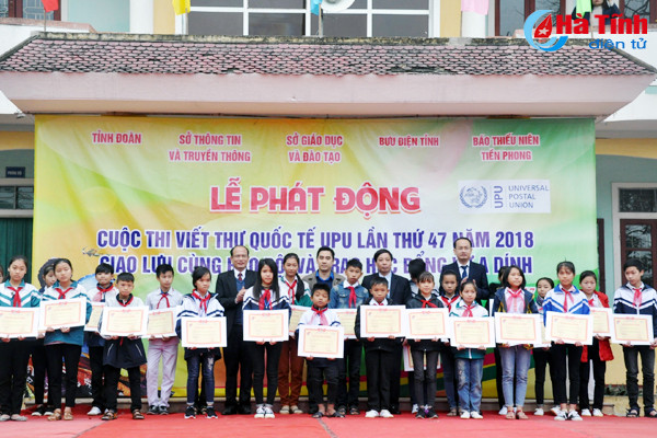 ha tinh phat dong cuoc thi viet thu quoc te upu lan thu 47