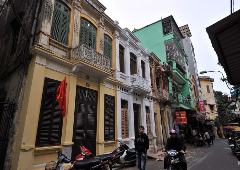 dau an kien truc phap trong long ha noi