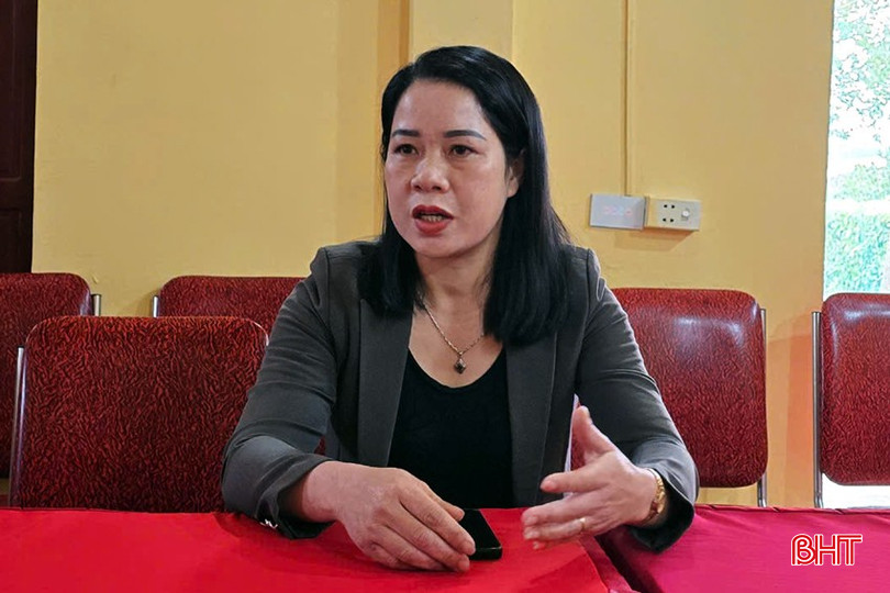 Bí thư Chi bộ Thiều Thị Nhụy.