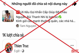 Cảnh giác với thủ đoạn dựng chuyện bắt cóc trẻ em để lừa đảo