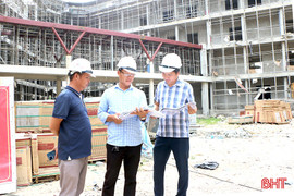 Gấp rút tiến độ dự án đầu tư hạ tầng ở TP Hà Tĩnh