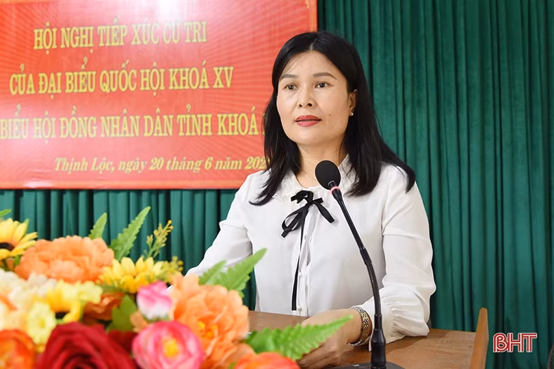 Cử tri Lộc Hà đề nghị có chính sách hỗ trợ phát triển sản xuất linh hoạt, hiệu quả