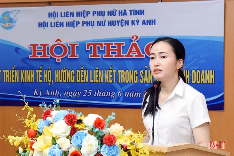 Chia sẻ, định hướng các giải pháp phát triển kinh tế hộ trong phụ nữ huyện Kỳ Anh