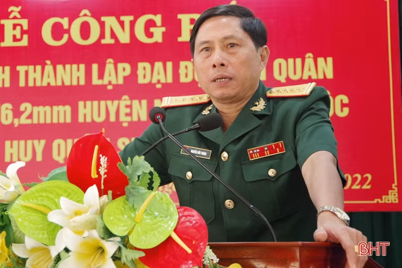 Hà Tĩnh thành lập đại đội dân quân pháo phòng không, pháo binh tại các địa phương