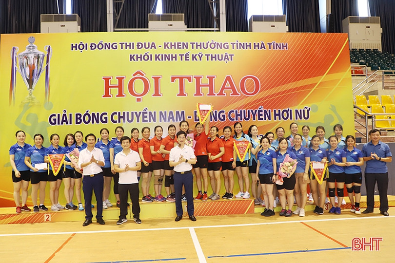 Các sở Công thương, TN&MT nhất Hội thao khối Kinh tế - Kỹ thuật