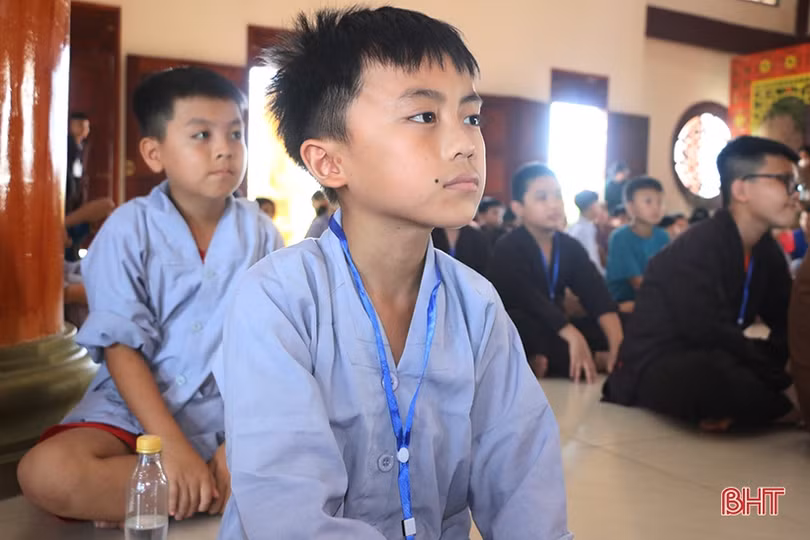 “Ươm mầm thiện hạnh” cho trẻ em Hà Tĩnh từ khóa tu mùa hè