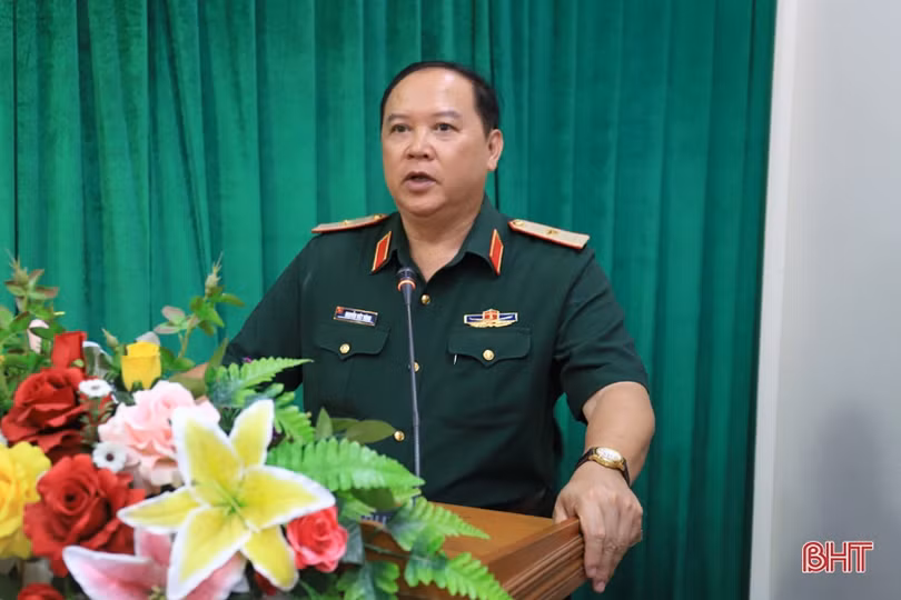 Tổng cục Công nghiệp Quốc phòng trao hỗ trợ Quỹ Đền ơn đáp nghĩa Hương Sơn