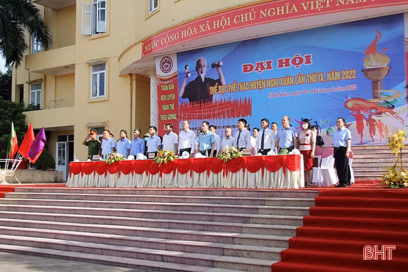 Khai mạc Đại hội Thể dục thể thao huyện Nghi Xuân lần thứ IX