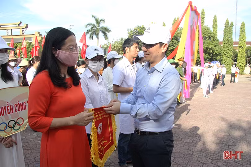 Khai mạc Đại hội Thể dục thể thao huyện Nghi Xuân lần thứ IX