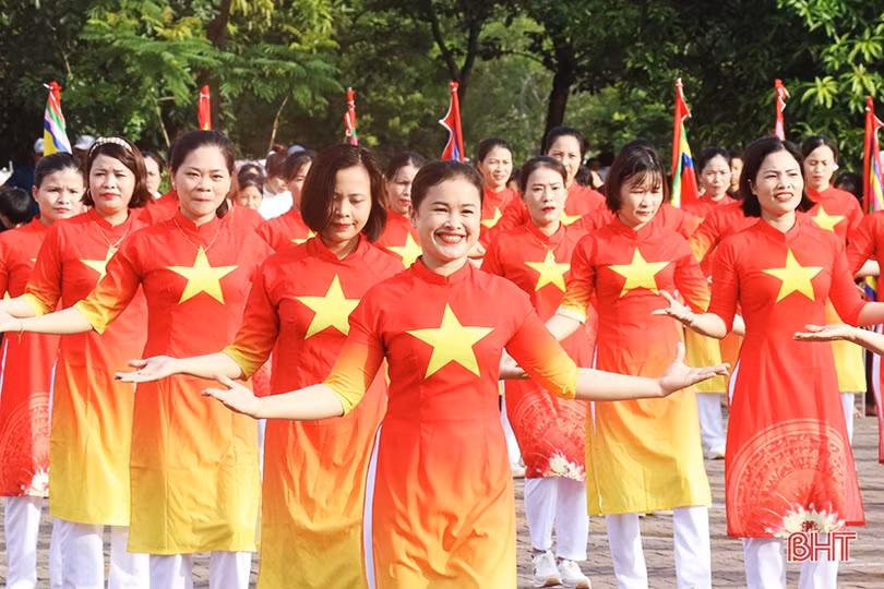 Gần 1.000 vận động viên tranh tài Đại hội thể dục thể thao huyện Thạch Hà