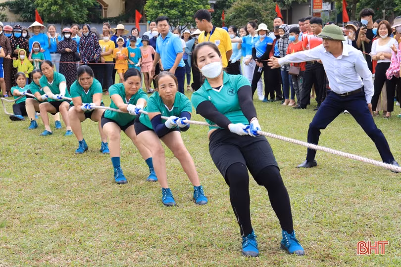 Gần 600 VĐV tranh tài Đại hội TDTT huyện Hương Sơn lần thứ VI