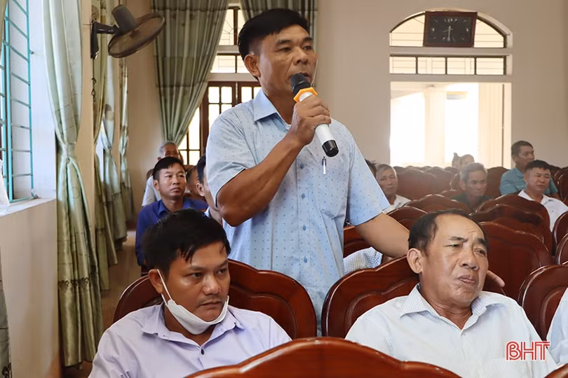 Cử tri kiến nghị sớm phê duyệt đề án nước sạch cho các xã phía Nam Cẩm Xuyên