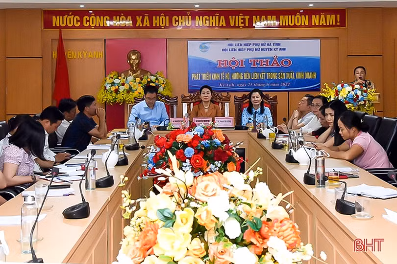 Chia sẻ, định hướng các giải pháp phát triển kinh tế hộ trong phụ nữ huyện Kỳ Anh