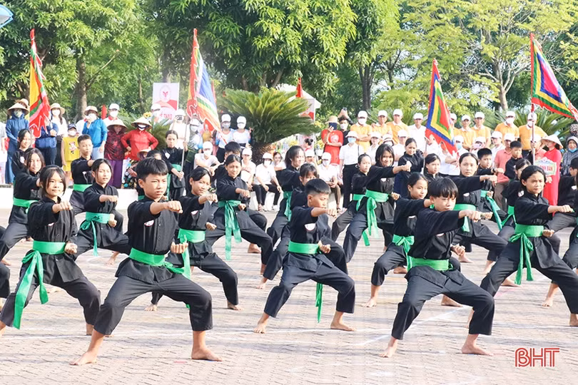 Gần 1.000 vận động viên tranh tài Đại hội thể dục thể thao huyện Thạch Hà