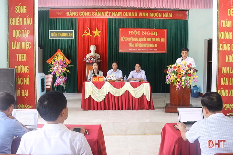 Cử tri kiến nghị tăng phụ cấp hằng tháng cho cán bộ bán chuyên trách cấp xã