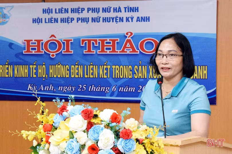 Chia sẻ, định hướng các giải pháp phát triển kinh tế hộ trong phụ nữ huyện Kỳ Anh