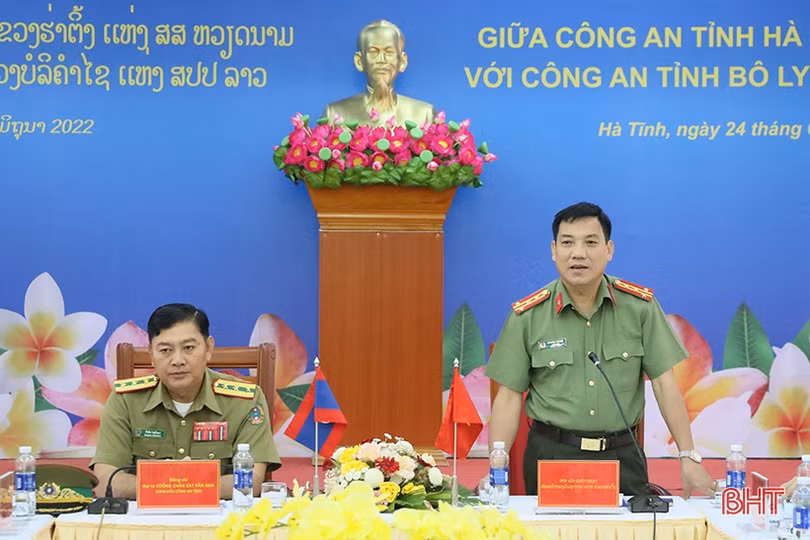 Công an 2 tỉnh Hà Tĩnh và Bôlykhămxay tăng cường hợp tác đảm bảo an ninh trật tự biên giới