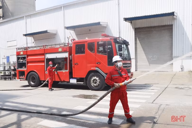 Nhà máy Nhiệt điện Vũng Áng 1 tăng cường phòng chống cháy nổ, đảm bảo vận hành an toàn tổ máy