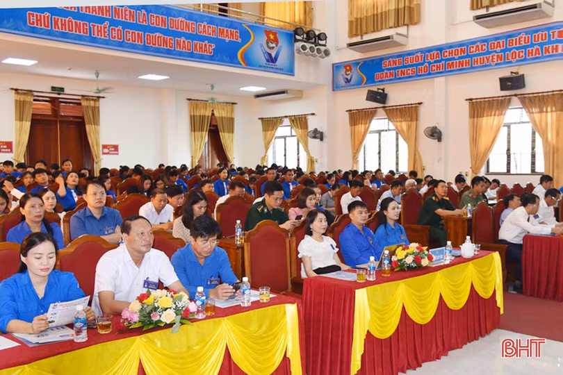 Anh Đặng Thái Sơn tái cử Bí thư Huyện đoàn Lộc Hà