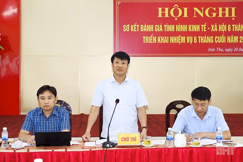 6 tháng đầu năm, Đức Thọ có 10/23 chỉ tiêu đạt và vượt kế hoạch
