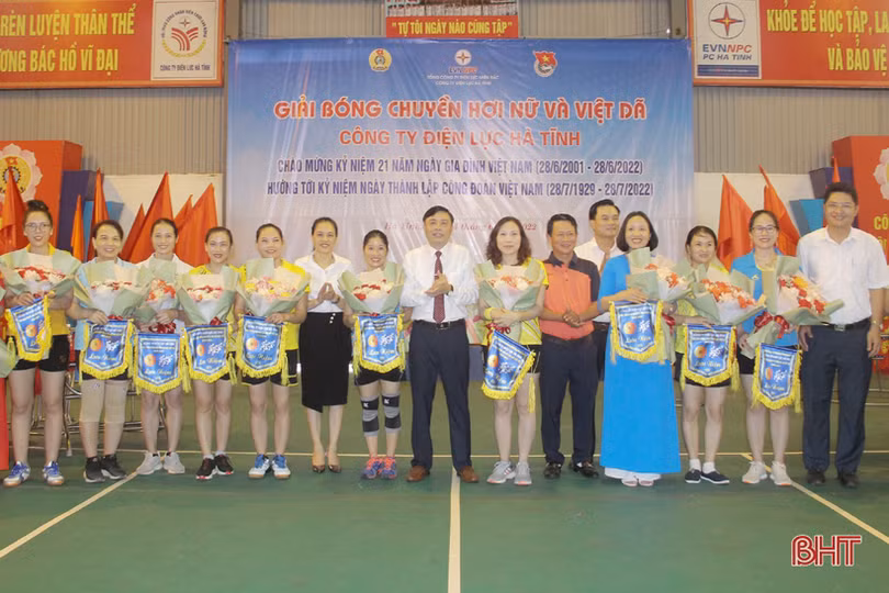 230 VĐV thi tài giải thể thao Công ty Điện lực Hà Tĩnh