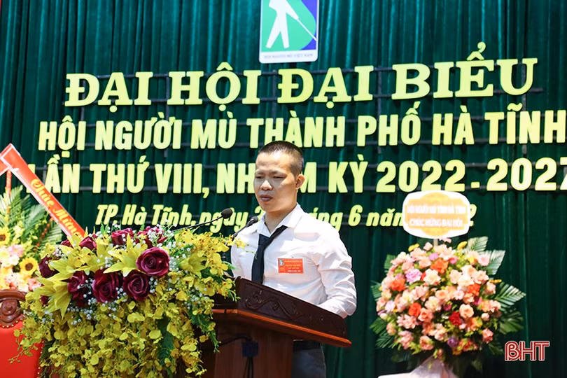 Hội viên người mù TP Hà Tĩnh không ngừng vươn lên, hòa nhập cộng đồng