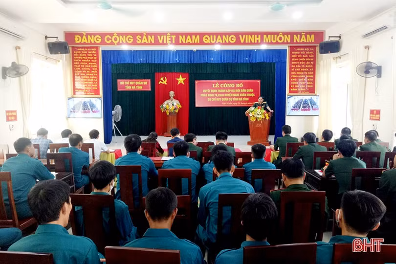 Hà Tĩnh thành lập đại đội dân quân pháo phòng không, pháo binh tại các địa phương