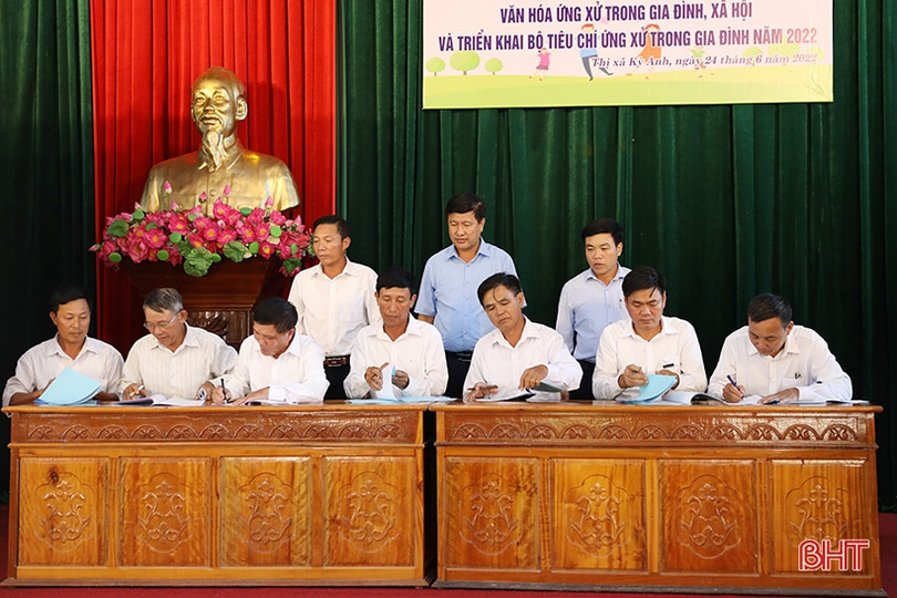 TX Kỳ Anh triển khai thí điểm Bộ tiêu chí ứng xử trong gia đình