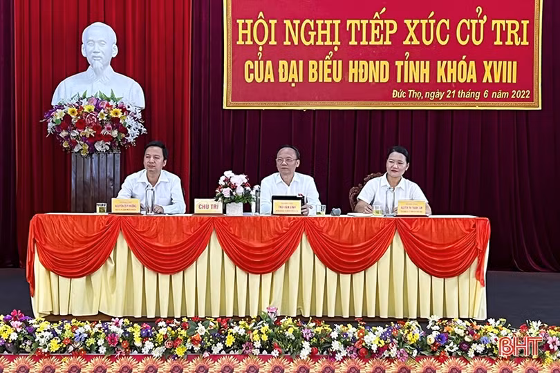 Đoàn Đại biểu Quốc hội và HĐND tỉnh tiếp xúc cử tri tại các địa phương