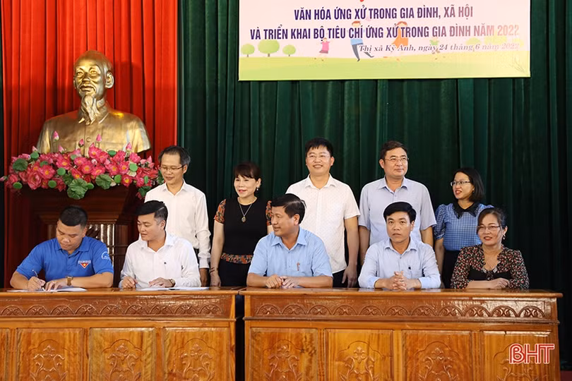 TX Kỳ Anh triển khai thí điểm Bộ tiêu chí ứng xử trong gia đình