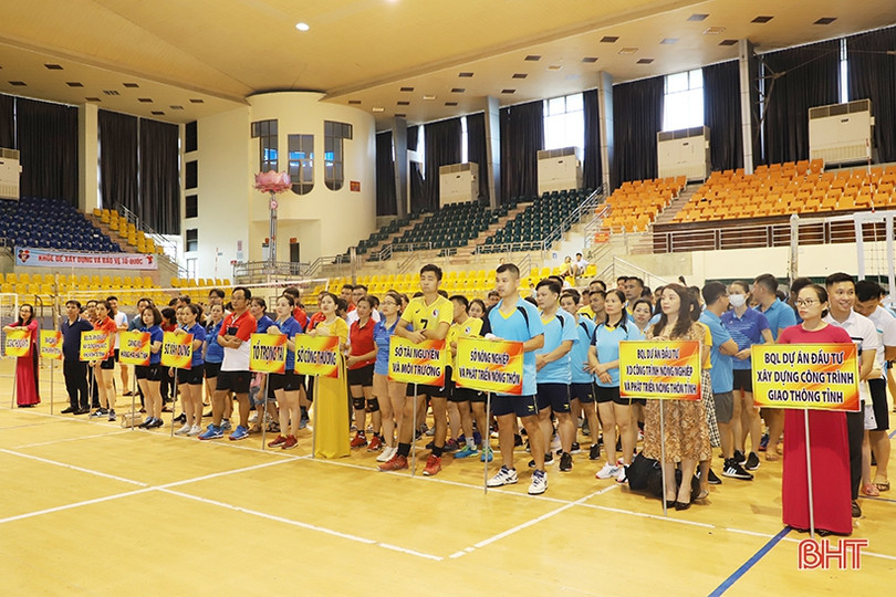 Các sở Công thương, TN&MT nhất Hội thao khối Kinh tế - Kỹ thuật