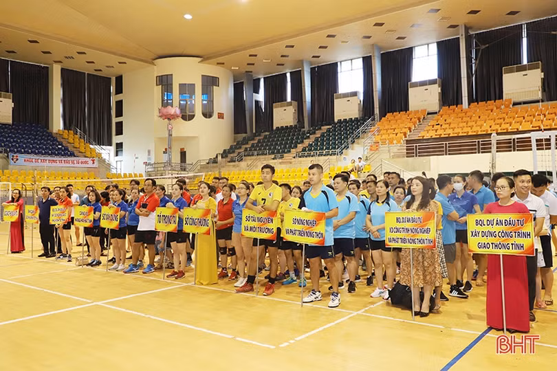 Các sở Công thương, TN&MT nhất Hội thao khối Kinh tế - Kỹ thuật