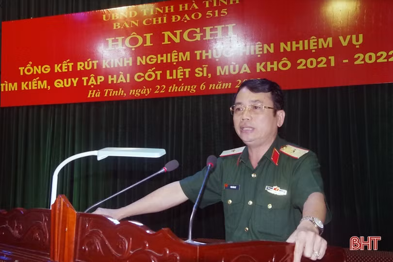 Hà Tĩnh thực hiện tốt công tác tìm kiếm, quy tập hài cốt liệt sĩ