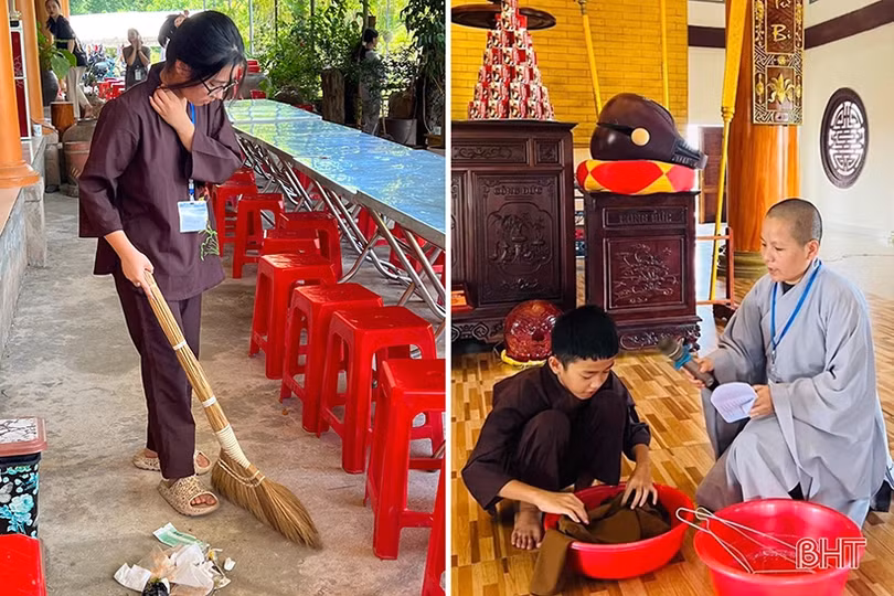 “Ươm mầm thiện hạnh” cho trẻ em Hà Tĩnh từ khóa tu mùa hè