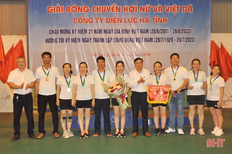 230 VĐV thi tài giải thể thao Công ty Điện lực Hà Tĩnh