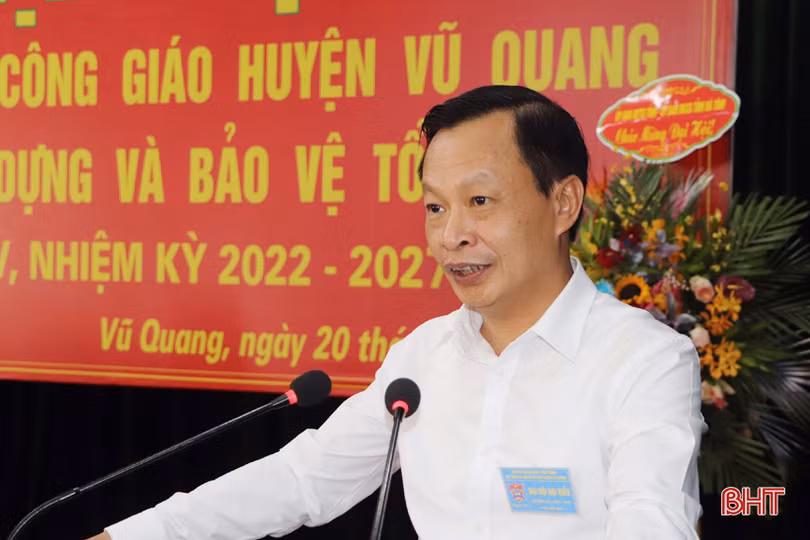 Người công giáo Vũ Quang chung tay xây dựng quê hương ngày càng giàu mạnh, văn minh