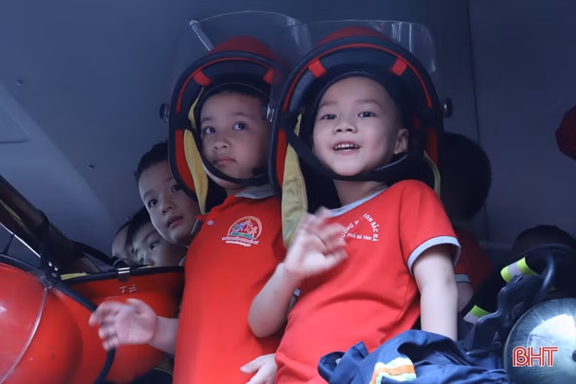 Hướng dẫn cách phòng cháy, thoát hiểm cho học sinh mầm non ở TP Hà Tĩnh