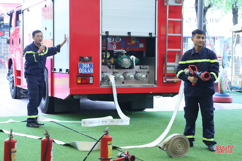 Hướng dẫn cách phòng cháy, thoát hiểm cho học sinh mầm non ở TP Hà Tĩnh