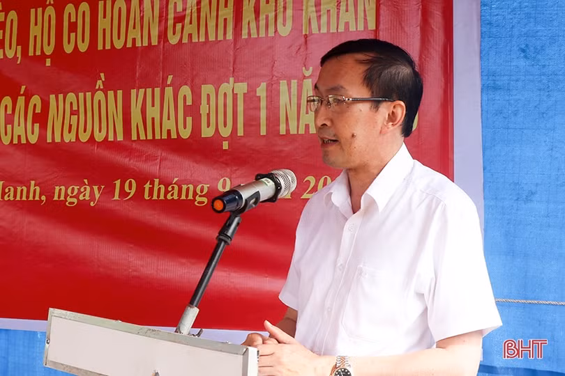 Can Lộc khởi công nhà ở cho hộ nghèo từ nguồn hỗ trợ của Bộ Công an